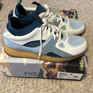 KITH Ronnie Fieg for Clarks Breacon
Blue Combi, size 11.5 worn 3x